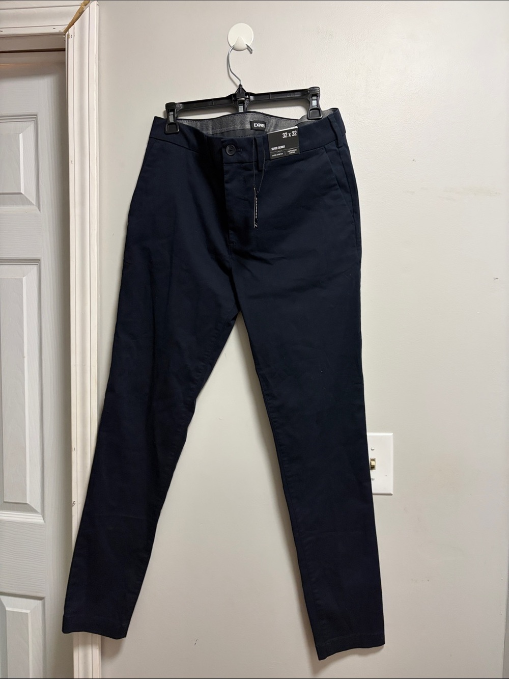 Express Men's Chinos in Navy Blue